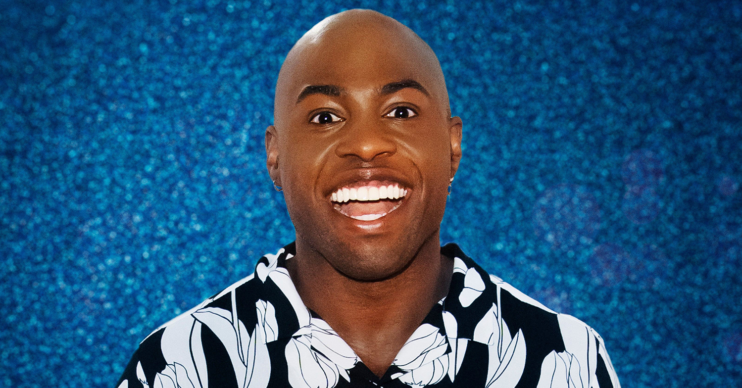 Dancing on Ice 2023 star Darren Harriott smiling