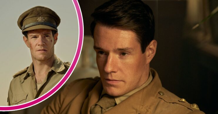 David Stirling wearing an army uniform in SAS Rogue Heroes