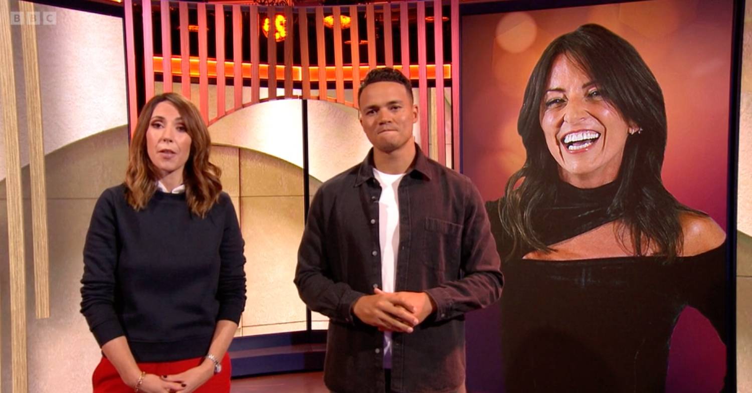 Davina McCall introduced by The One Show hosts