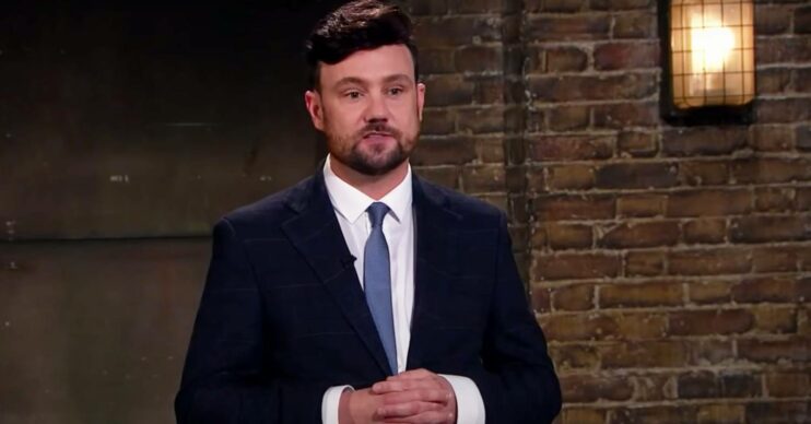 Dragons' Den contestant Drew Cockton pitched candles to the entrepreneurs