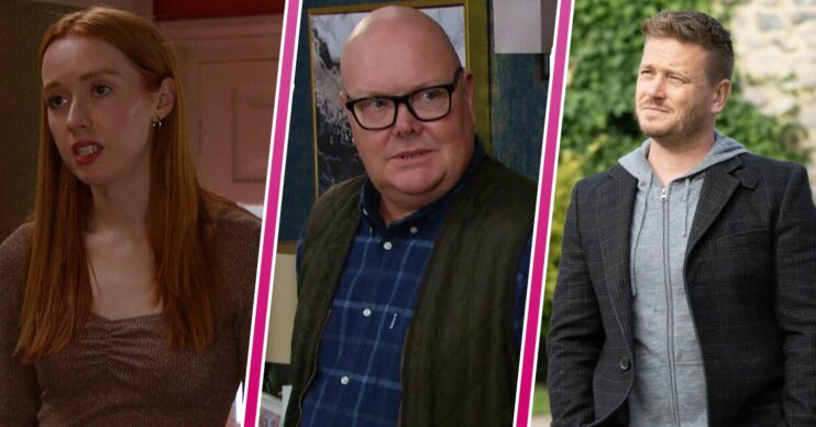 Chloe, Paddy, David Emmerdale