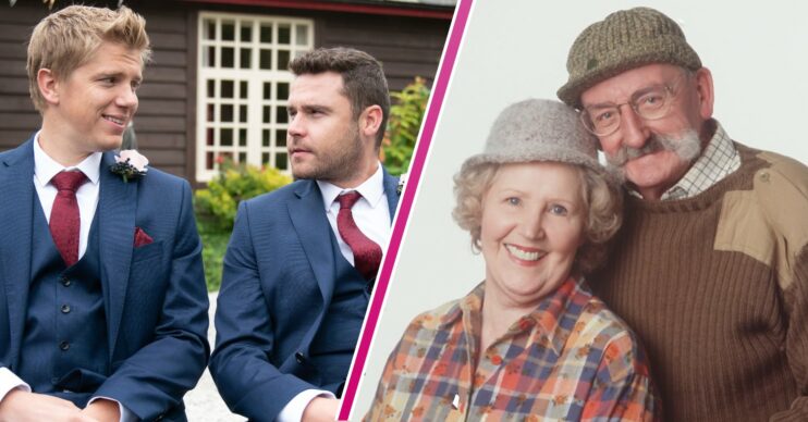 Emmerdale couples Robron and Seth and Betty
