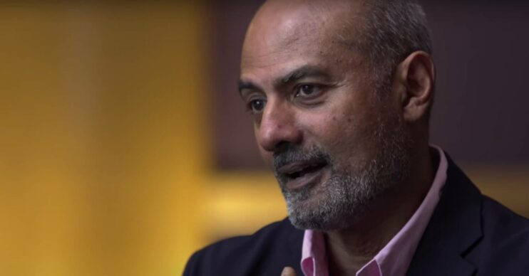George Alagiah speaks
