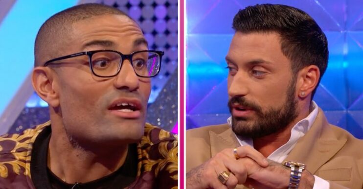 Giovanni Pernice and Richie Anderson react on Strictly It Takes Two