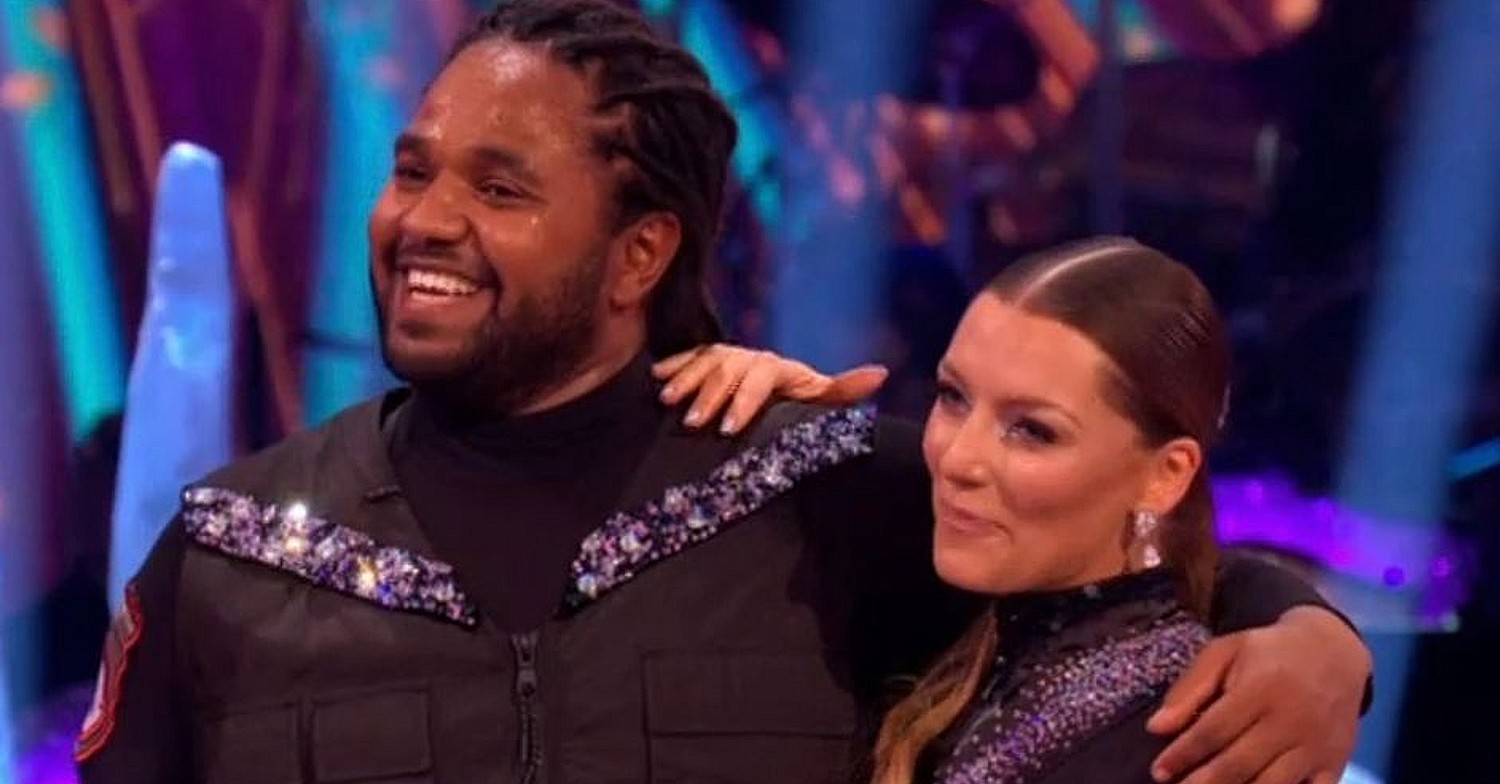 Strictly star Hamza Yassin and Jowita
