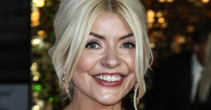 Holly Willoughby at the NTA Awards smiling