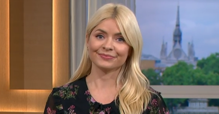 Holly Willoughby smiling on This Morning today