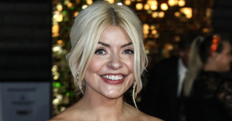 Holly Willoughby smiling at National Television Awards 2022