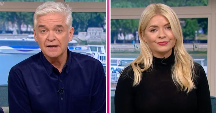 Holly Willoughby and Phillip Schofield on this morning