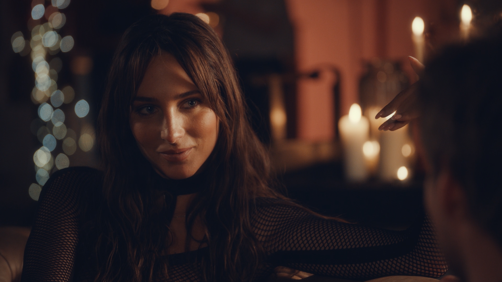 Maeva smiling in Made In Chelsea