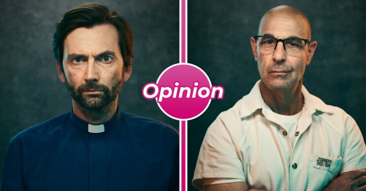 David Tennant as Henry Watling and Stanley Tucci as Jefferson Grieff