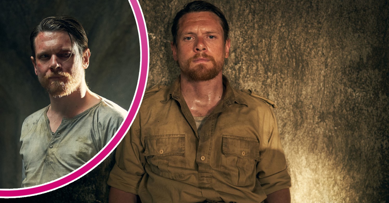 Jack O'Connell frowning in SAS Rogue Heroes