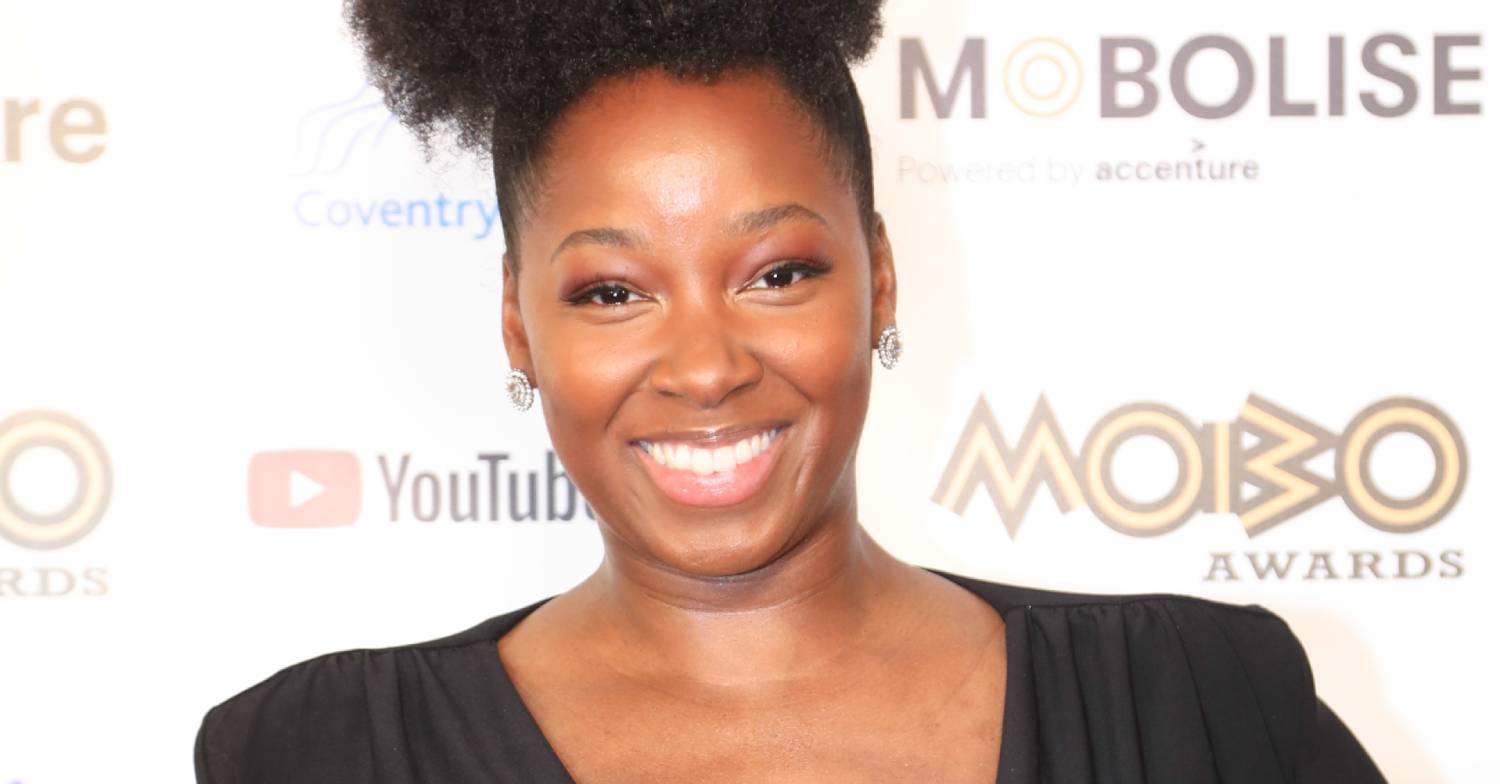 Jamelia smiles for the cameras