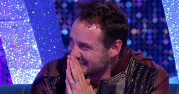 James Bye emotional and smiling on Strictly It Takes Two