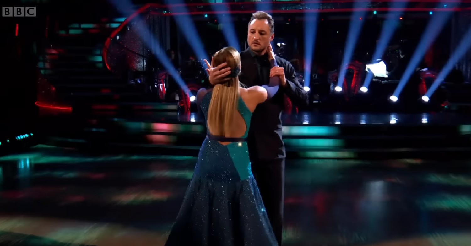 James Bye and Amy Dowden dancing on Strictly
