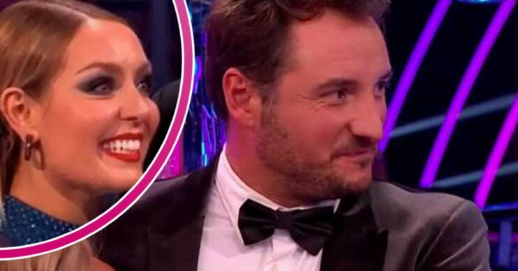 James Bye and Amy Dowden smiling on Strictly