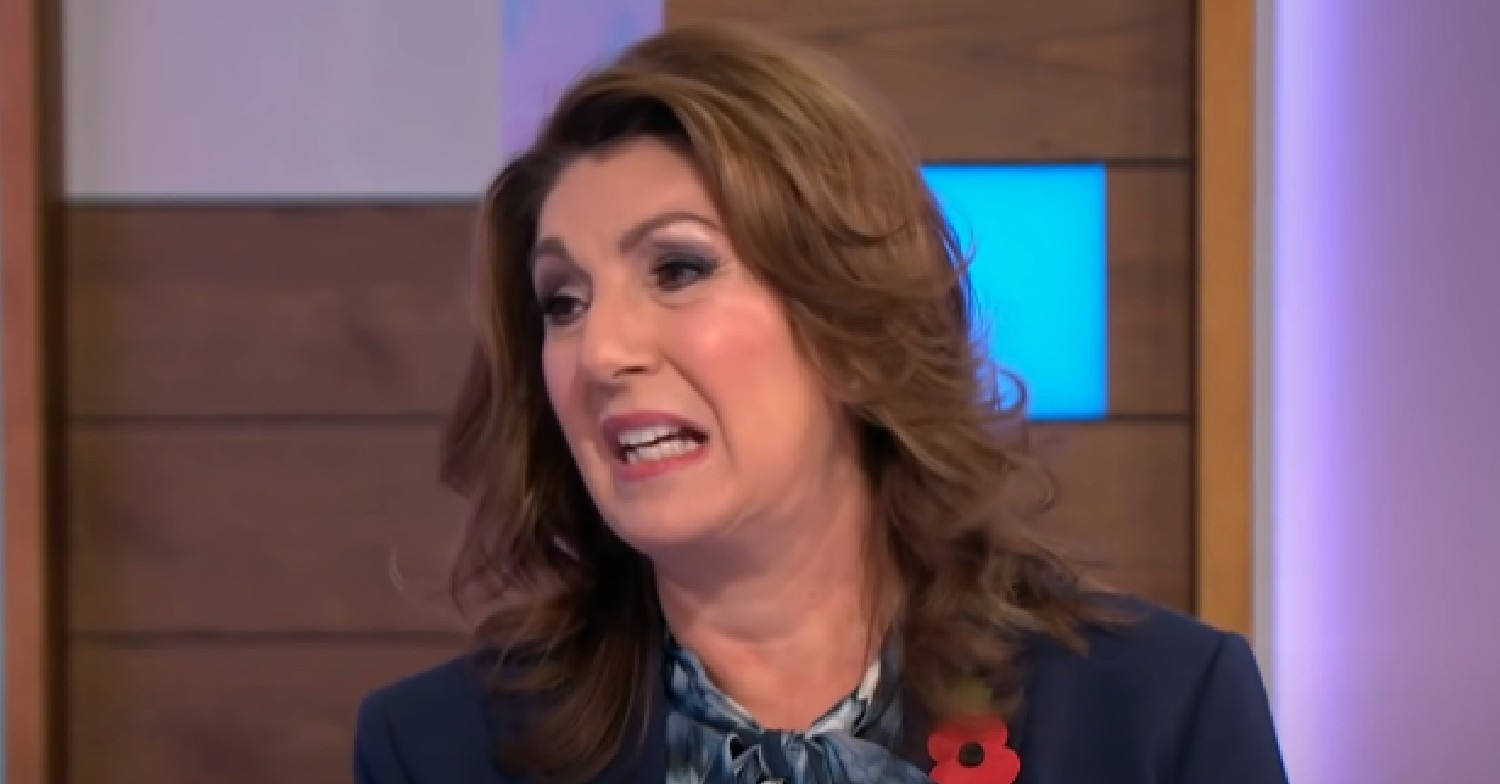 Jane McDonald talking during Loose Women appearance