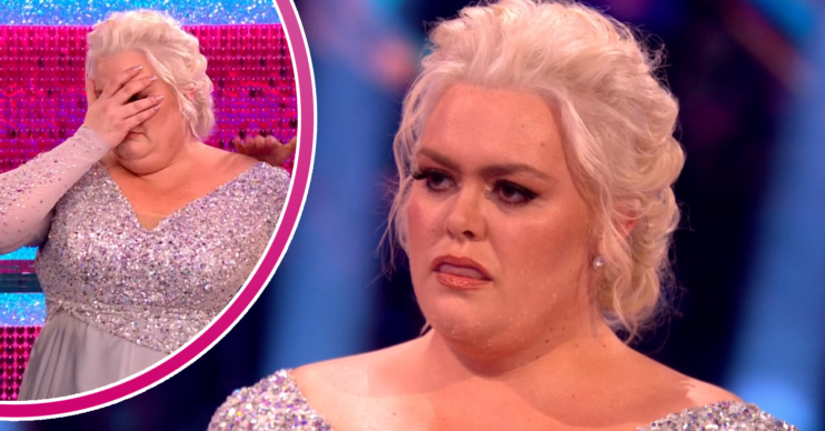 Jayde Adams crying on Strictly