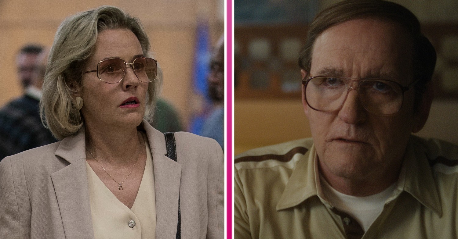 Penelope Ann Miller and Richard Jenkins playing Jeffrey Dahmer's parents in Monster: The Jeffrey Dahmer Story