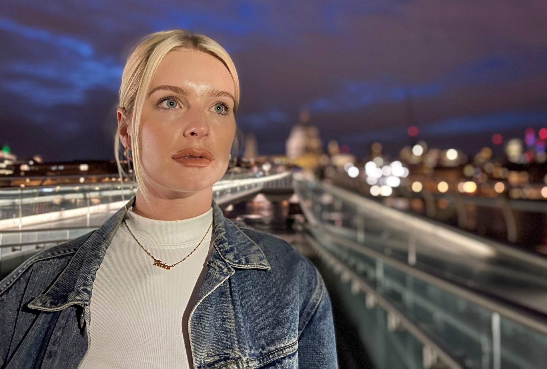 Jess Davies looking into the distance in Deepfake Porn: Could You Be Next?