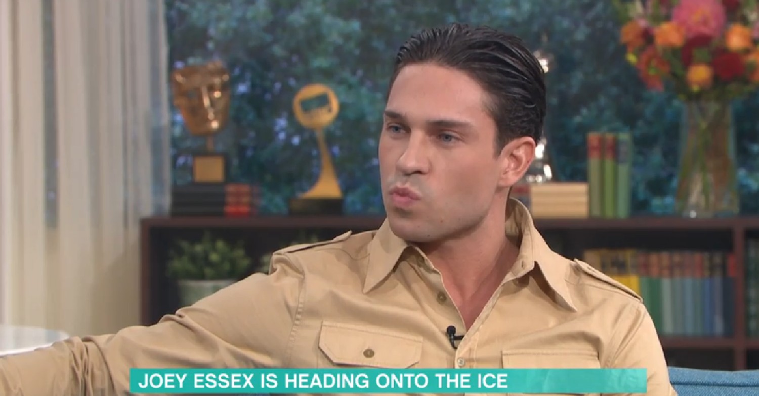 Joey Essex on This Morning talking about Dancing On Ice 2023