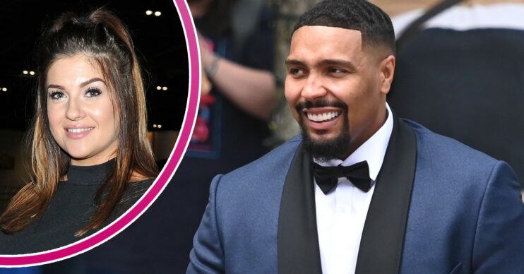 Jordan Banjo and wife Naomi Courts smiling at different events