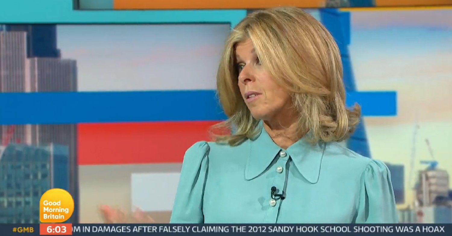 Kate Garraway speaking about Caring for Derek on GMB today