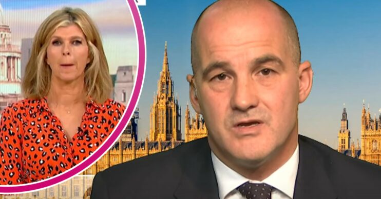 Kate Garraway and Jake Berry on GMB today