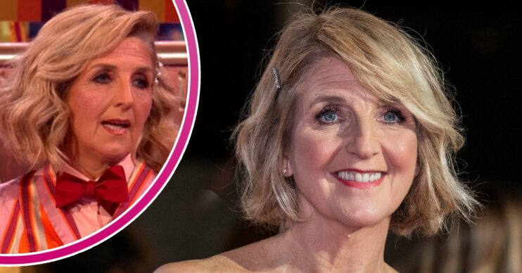 Kaye Adams smiling at NTAs and star on Strictly