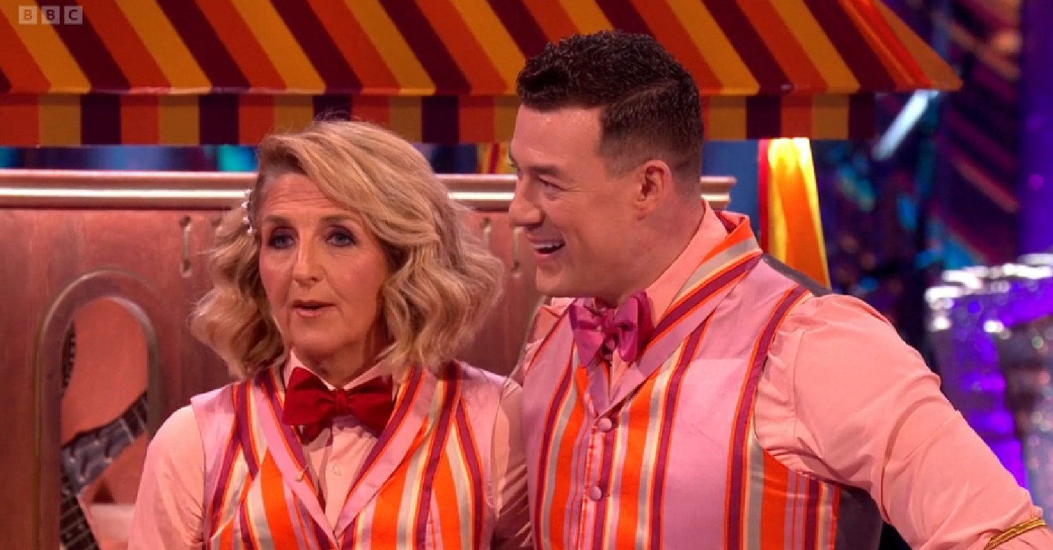 Kaye Adams and Kai Widdrington on Strictly