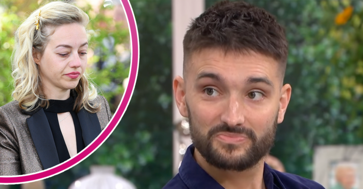 Kelsey and Tom Parker looking sad