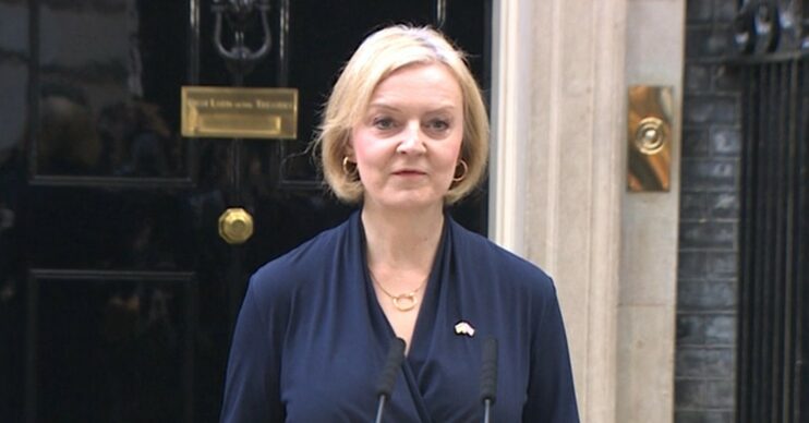 Prime Minister Liz Truss outside Downing Street