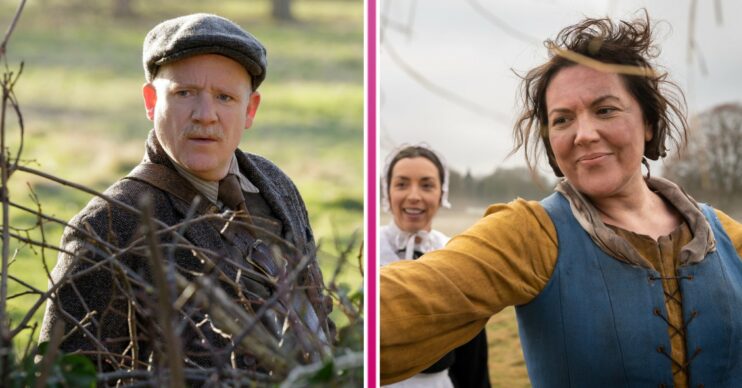 Image of Richard Glover as Maddocks and image of KATY WIX as Mary