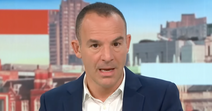 Money Saving Expert Martin Lewis looking annoyed on GMB