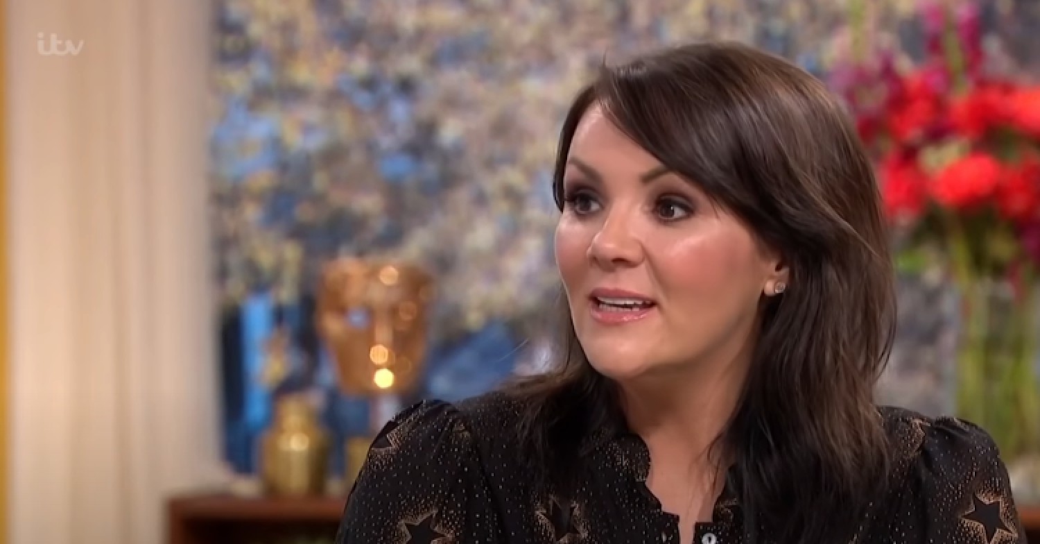 Martine McCutcheon talking on This Morning