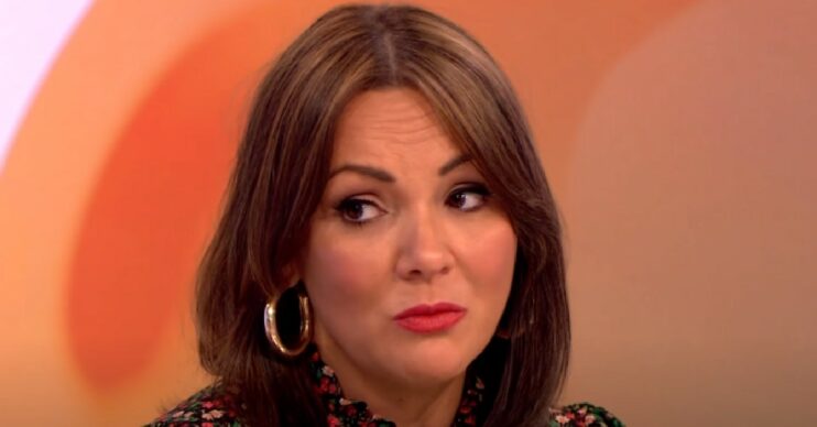 Martine McCutcheon looking down on Loose Women