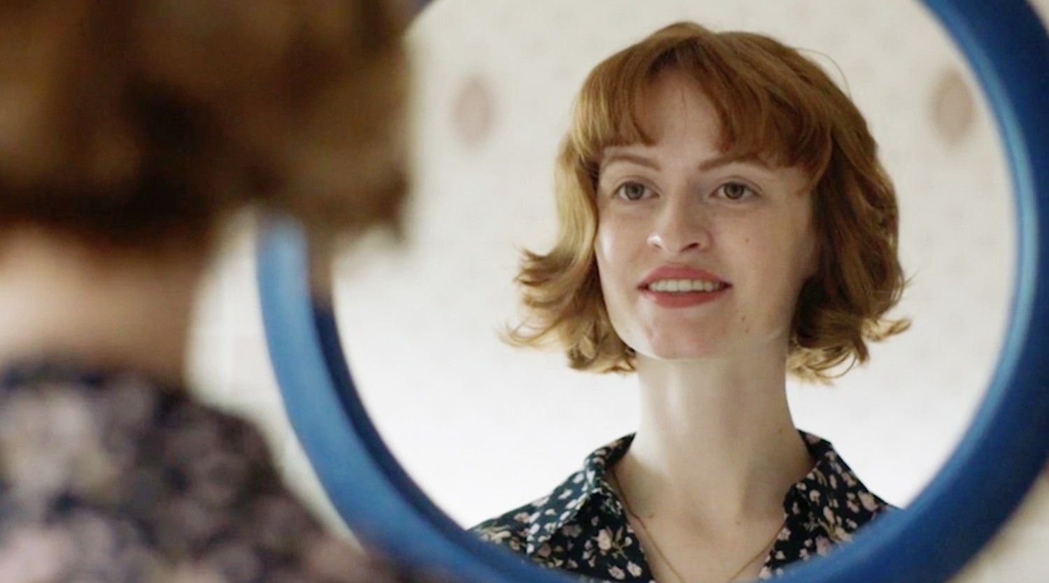 Maxine cast Channel 5: Jemma Carlton smiling in Maxine