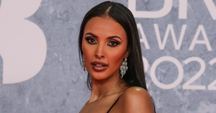 New Love Island host Maya Jama posing at Brits