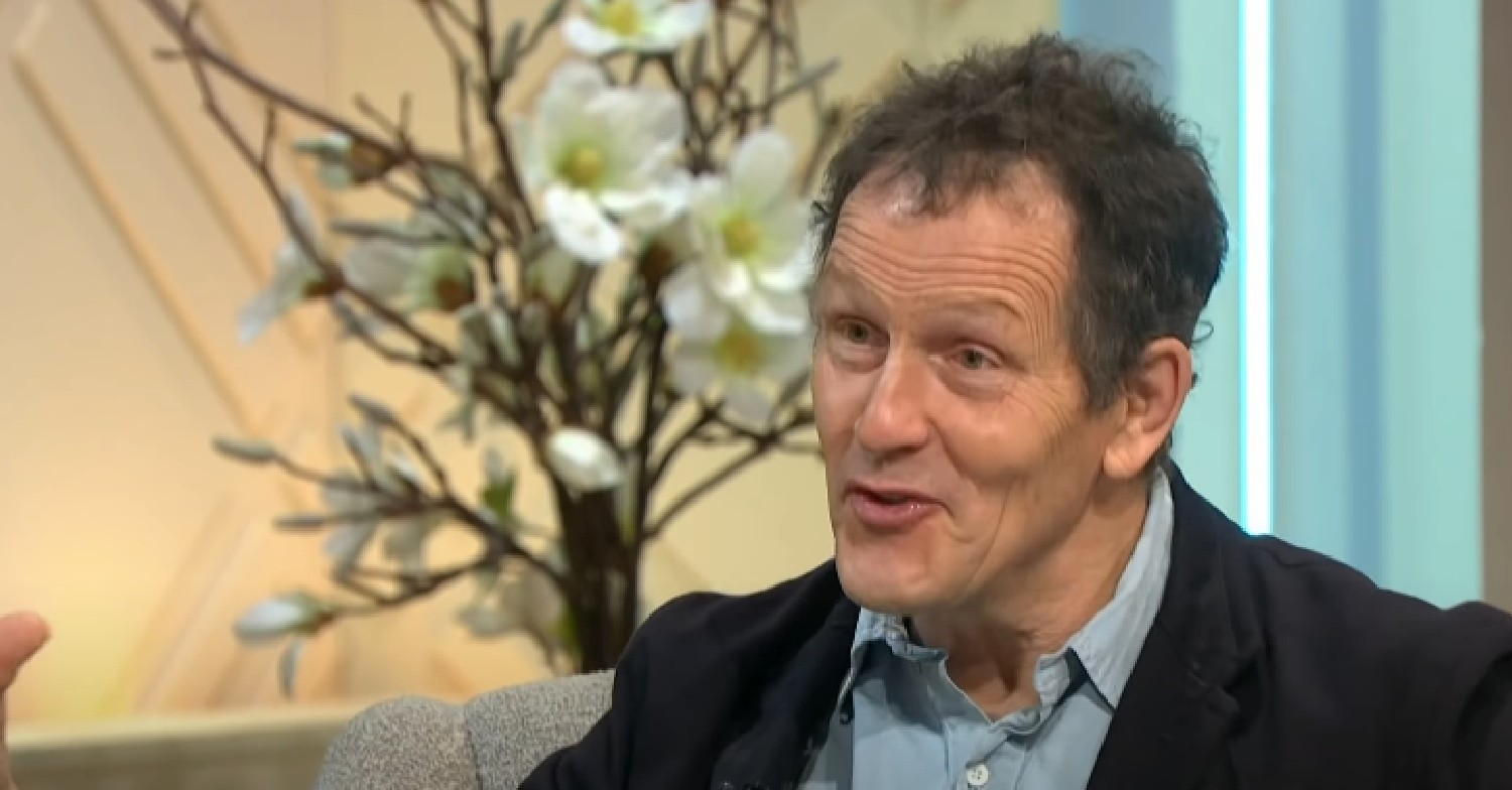 Monty Don looks surprised during interview on Lorraine