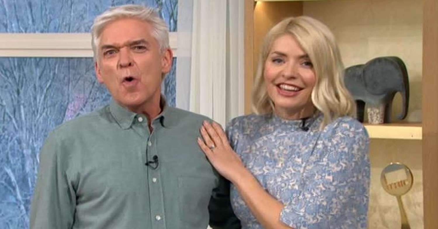 Holly and Phil presenting This Morning