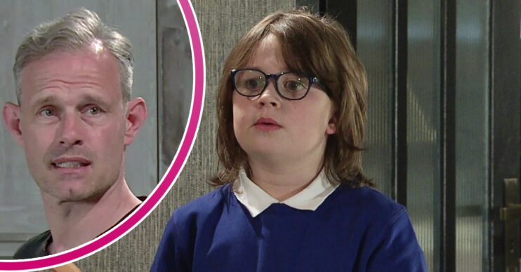 Sam from Coronation Street with dad Nick