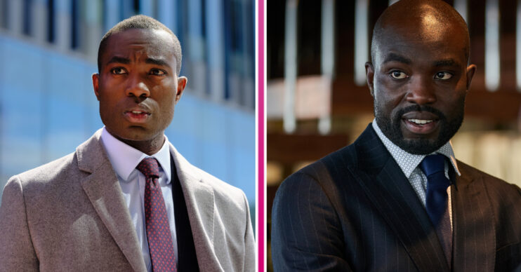 Images of Paapa Essiedu in the capture and in gangs of london