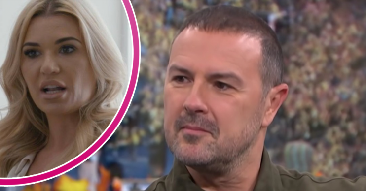 Paddy McGuinness and Christine looking anxious