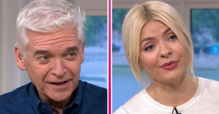 Phillip Schofield and Holly Willoughby on This Morning today