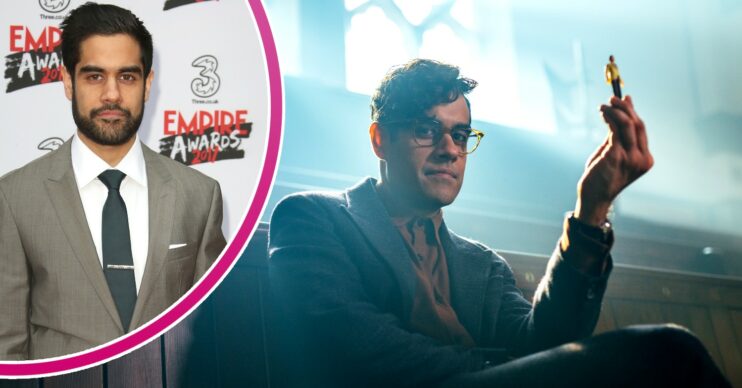 Sacha Dhawan on a red carpet/Sacha Dhawan as the master in doctor who