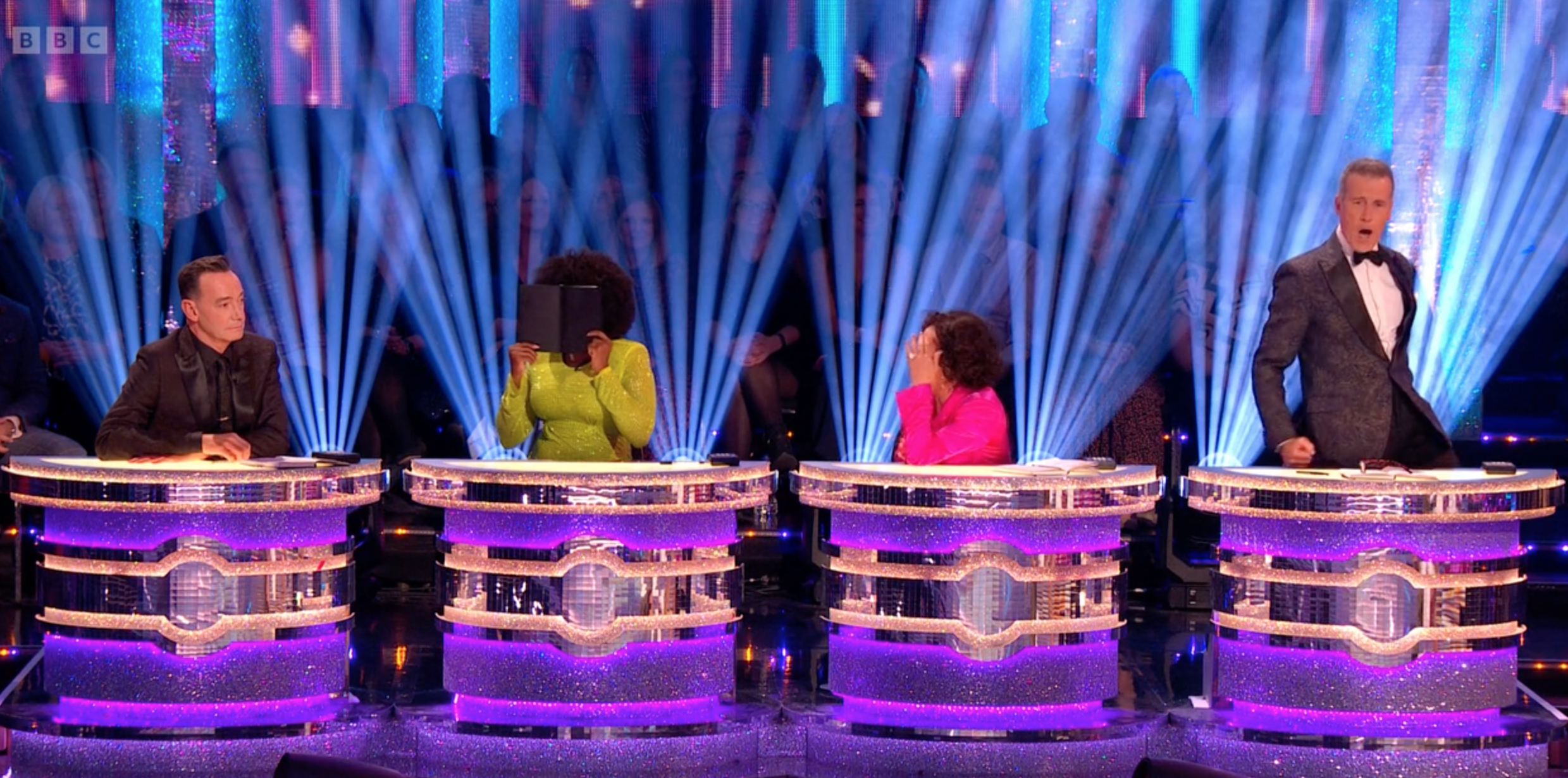 Judges react to Anton Du Beke thrusting on Strictly