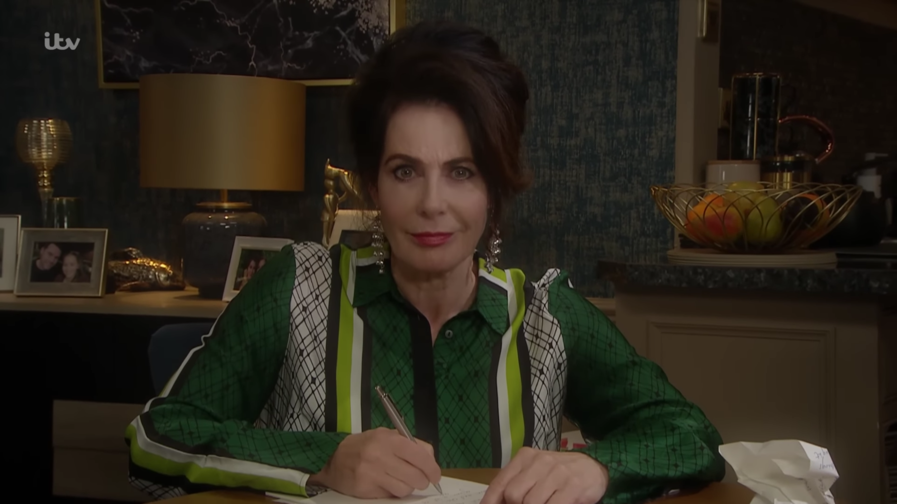 Faith Dingle returned for one last goodbye last night in Emmerdale (Credit: ITV)