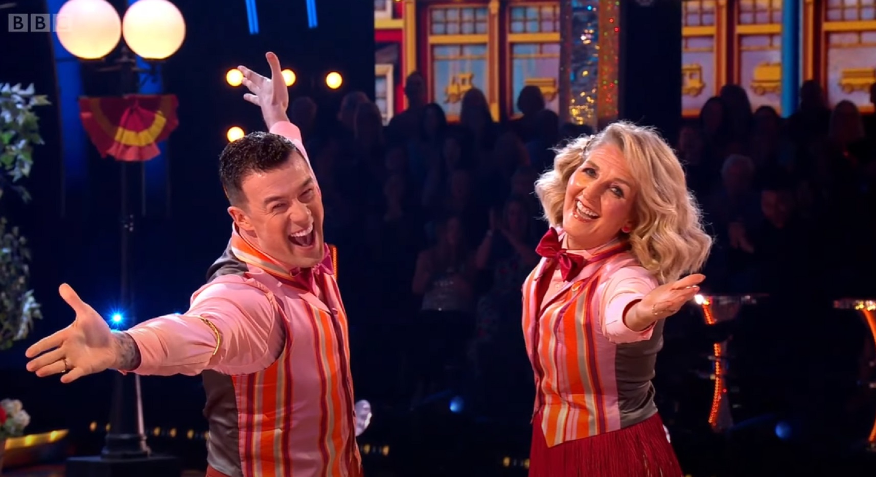 Strictly Come Dancing stars Kaye Adams and Kai 