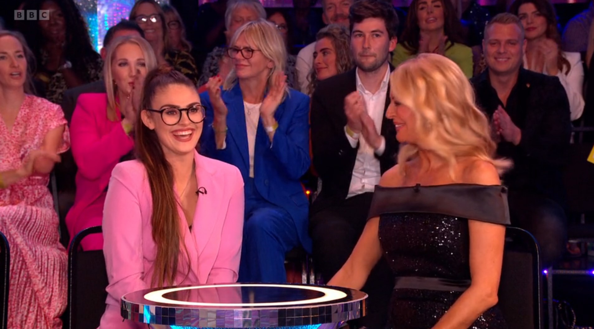 Emilie Cunliffe chats to Tess Daly about mum Kym Marsh on Strictly Come Dancing