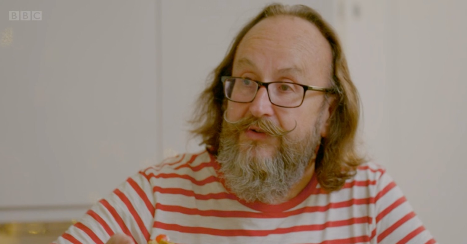 Hairy Bikers star Dave Myers looking at the camera